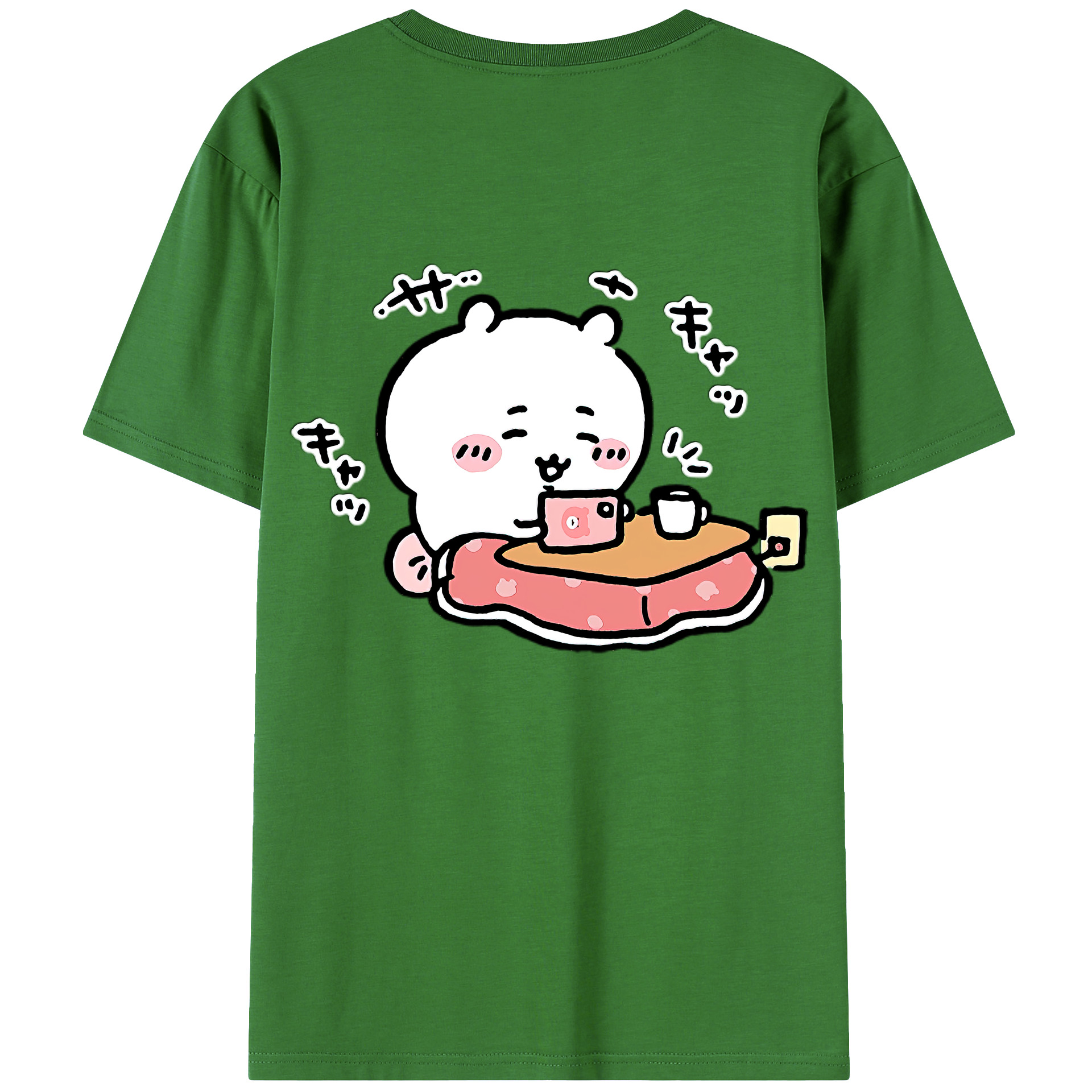 （画像用） ちいかわ ちいかわ Chii-kawa chiikawa レディース半袖Tシャツ(バックプリント)